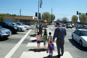 Work begins this week on pedestrian improvements at Redwood City intersection