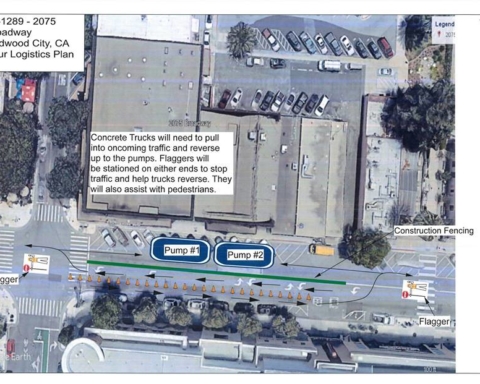 Drivers warned of traffic delays Thursday at Jefferson/Broadway in Redwood City