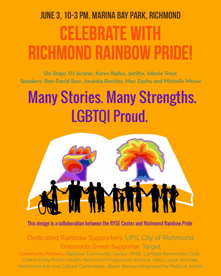 4th Annual Richmond Pride celebration set for Sunday, June 3 Richmond