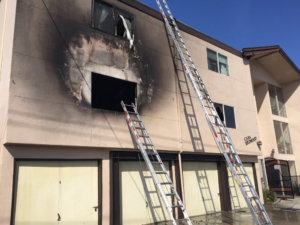 Multi-unit apartment building in Redwood City damaged in fire
