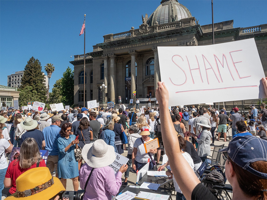 3,000 attend Families Belong Together rally in Redwood City’s Courthouse Square