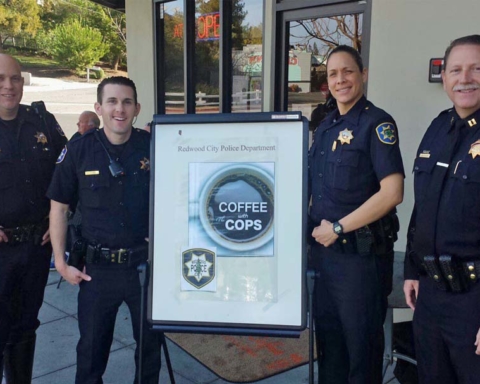 Redwood City cops headed to Starbucks on National Coffee with the Cops Day