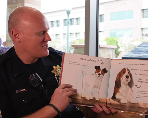 San Mateo cops reading to children virtually during COVID-19 lockdown