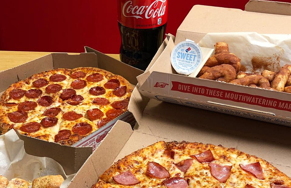 Menu Dominos Pizza Online