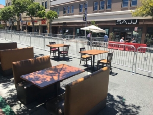 San Mateo transitions parking spaces into outdoor dining
