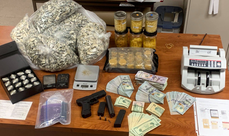 San Mateo traffic stop involving juvenile leads to ample drugs, cash and weapons