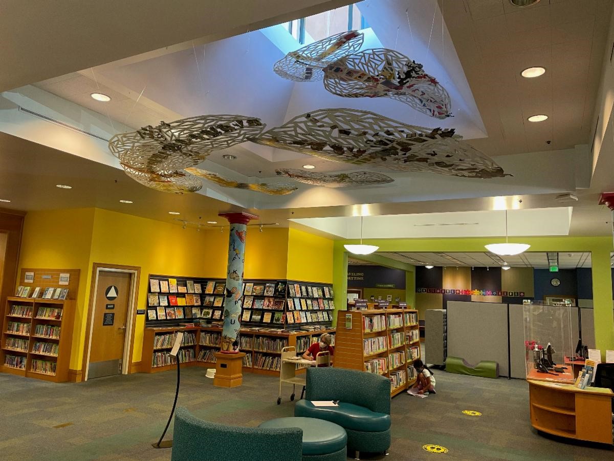 Redwood City Library’s art installation celebrates ‘mind expanding’ power of reading