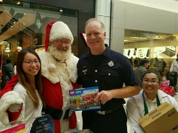 Firefighters will be out and about in San Mateo collecting toys Saturday
