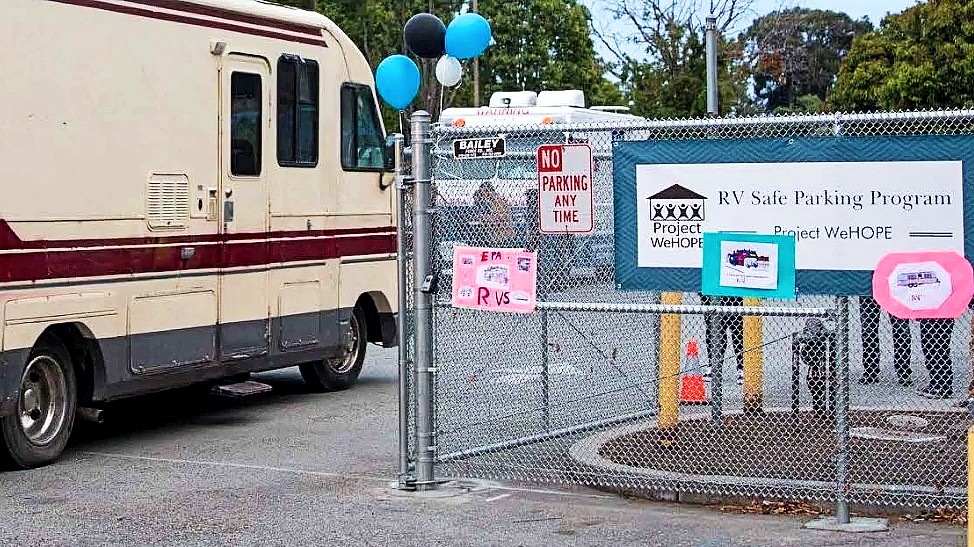 Redwood City student boards request clothing donations for families in Safe RV Parking program