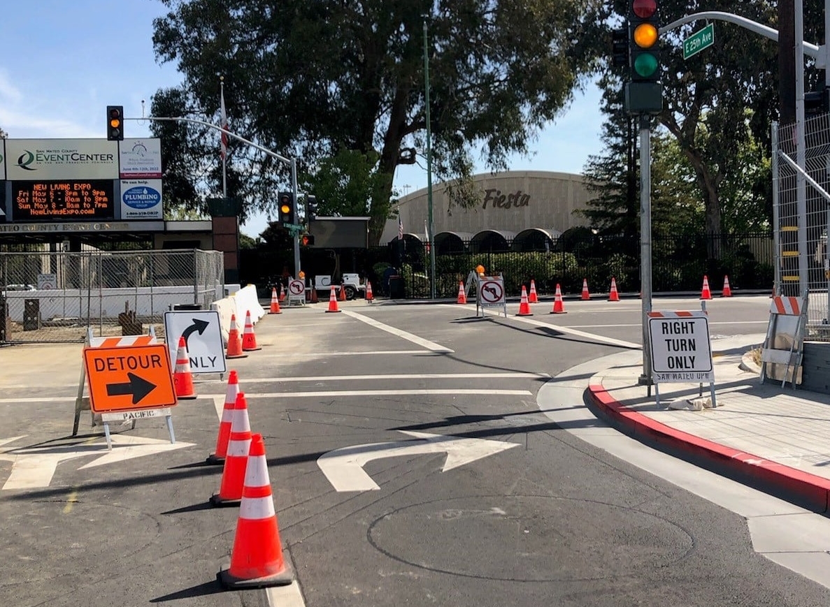 San Mateo detour signage not deterring rule-breaking drivers