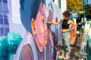 The New Mural on Jefferson Avenue brings people together